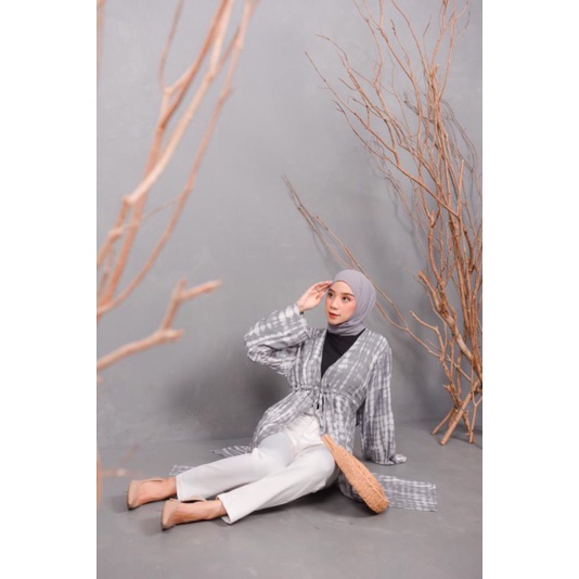 Long Outer / Outer Panjang / Motif / Baju Lengan Panjang