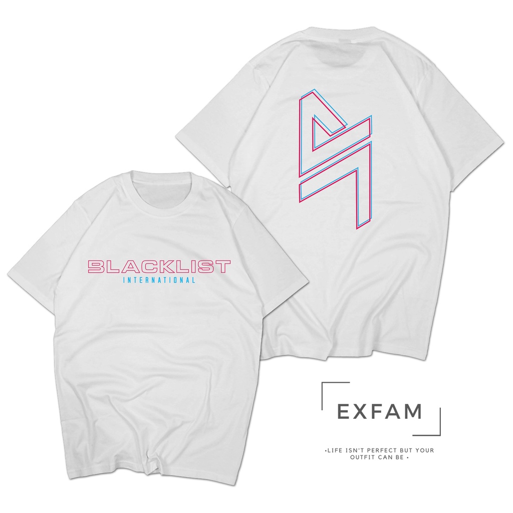 Kaos Blacklist International T Shirt Baju Blacklist International Cotton Combed
