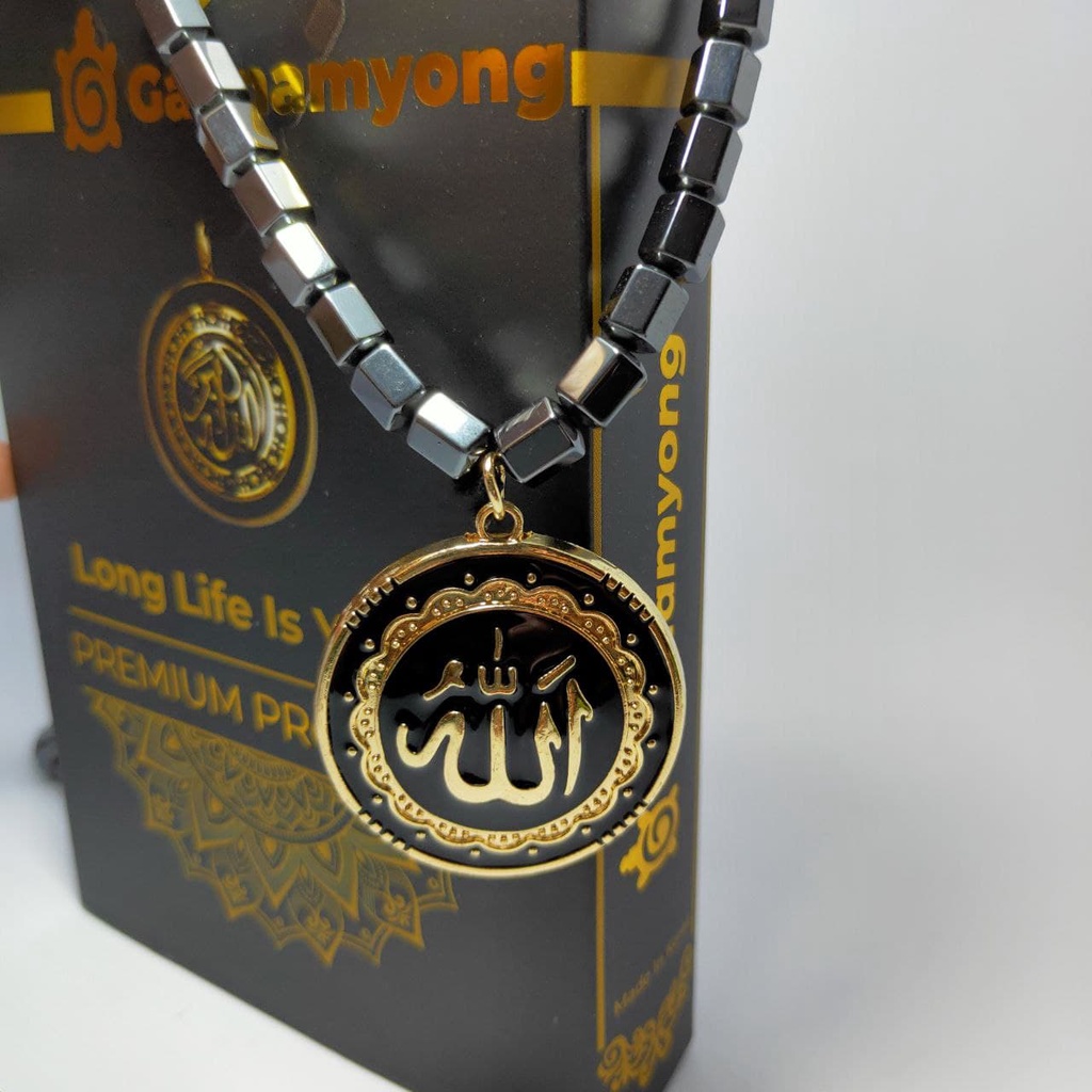 KALUNG KESEHATAN GANNAMYONG ORI + GELANG+ KOTAK+KARTU SERTIFIKAT.