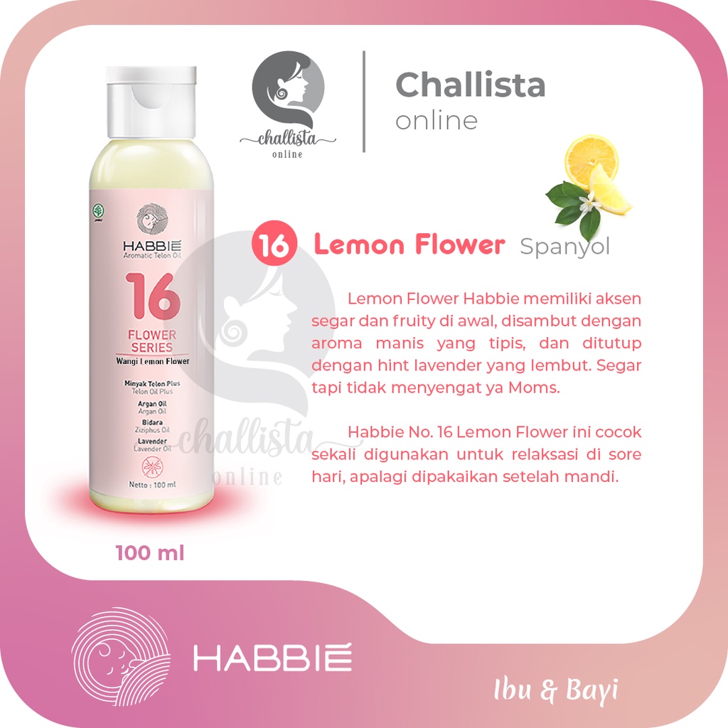 HABBIE MINYAK TELON HABBIE FLOWER SERIES