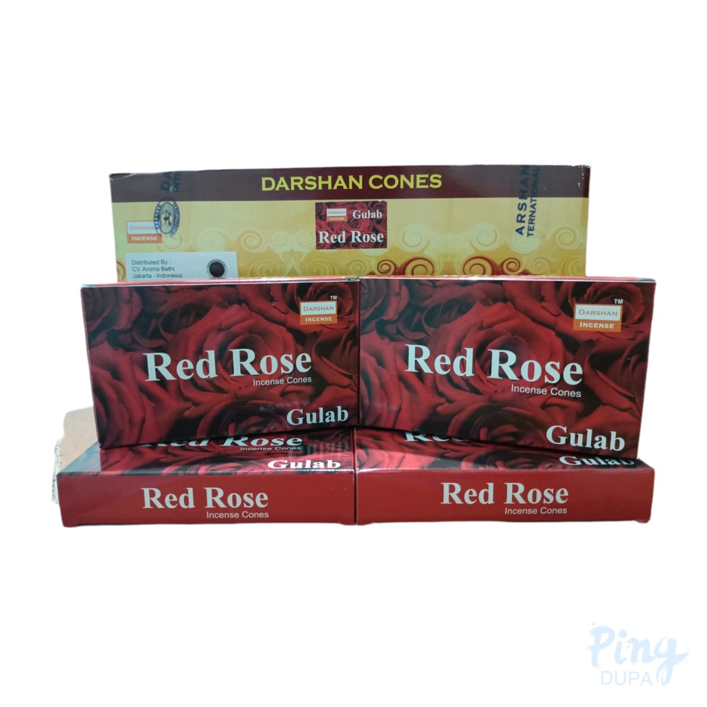 Dupa Tumpeng Rose Cone Aroma Mawar By Darshan India