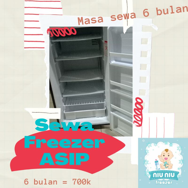 Niuniu Freezer - Sewa 12 bulan