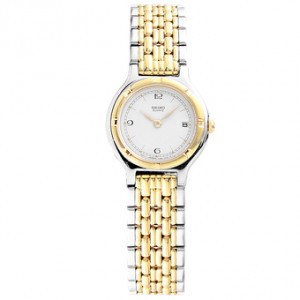 Seiko Ladies SXC220 Original Gold-Silver | Jam Wanita SXC220