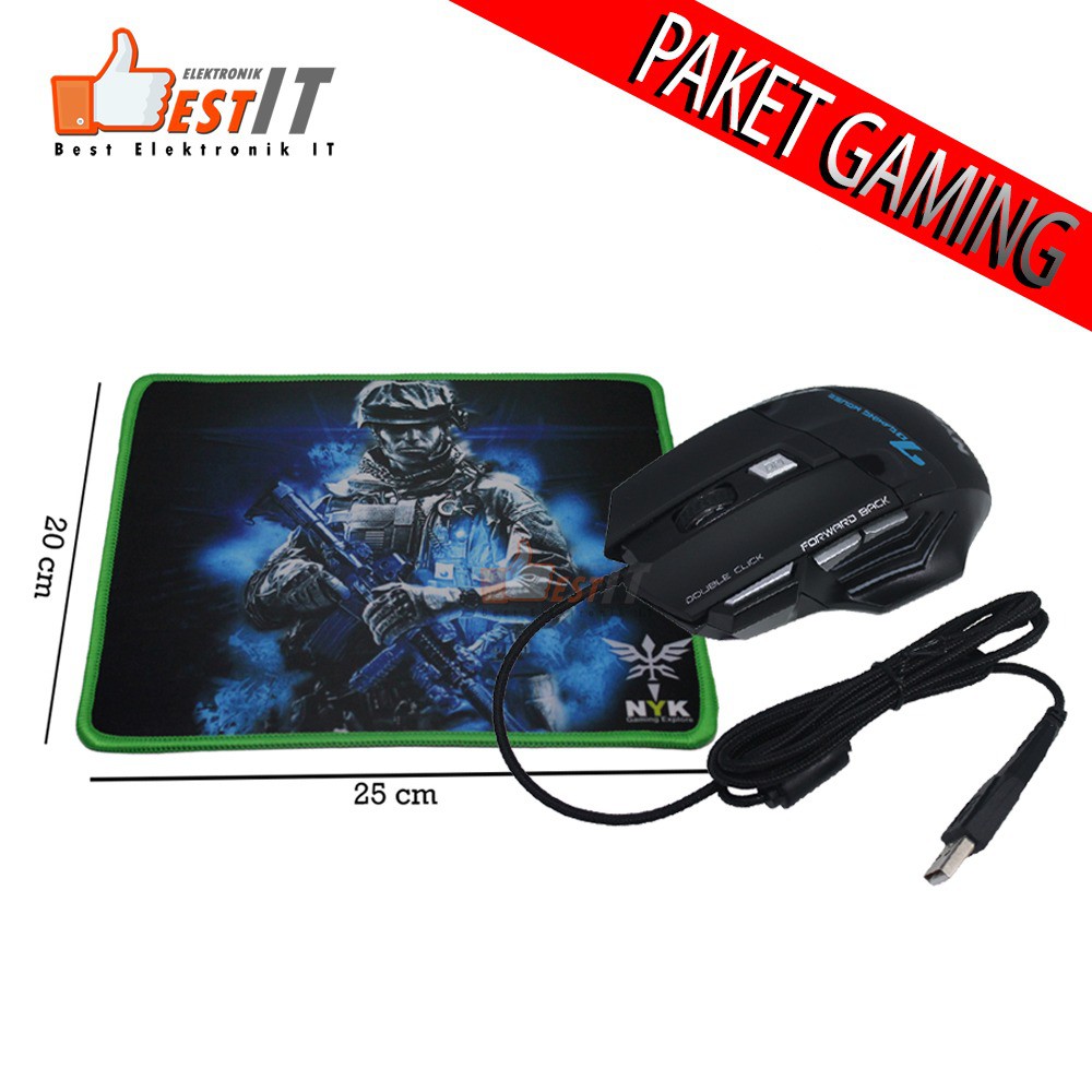 Mouse Gaming NYK 07 Paket Gaming