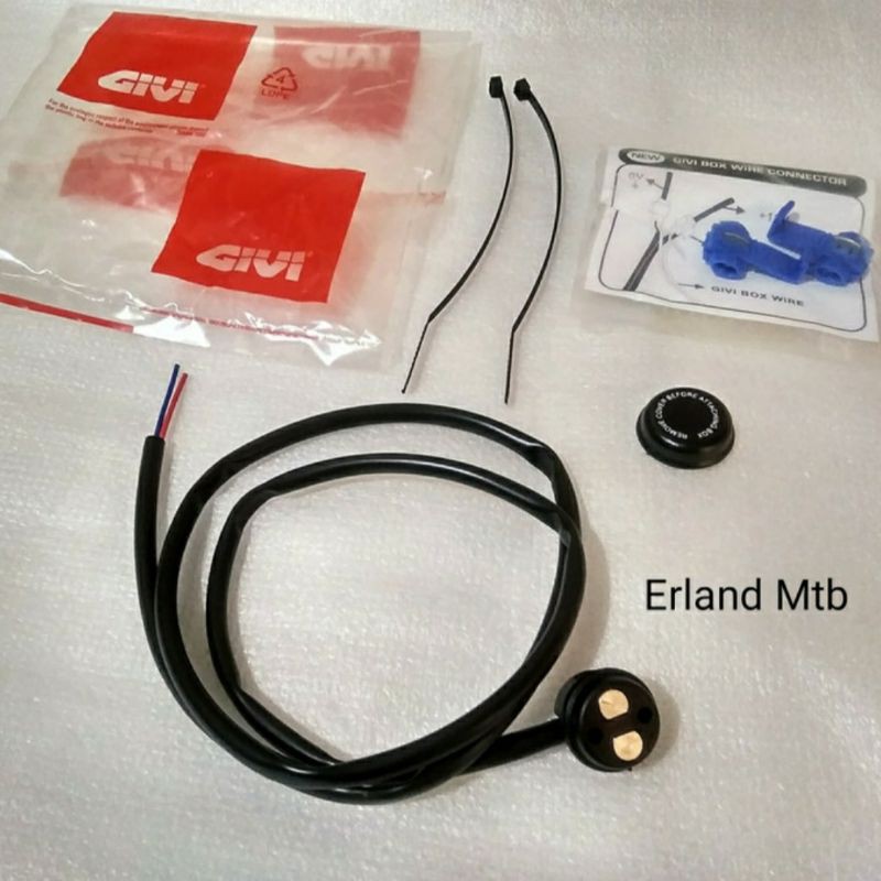 Sparepart Spare Part Box Givi Conector Konector Basplate /Tatakan Lampu Box Givi Box Motor