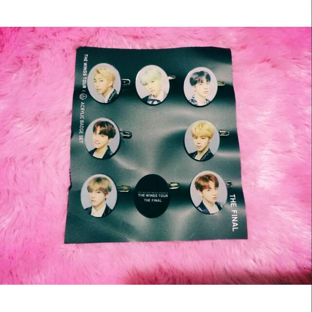 BTS WINGS TOUR OFFICIAL MERCHANDISE