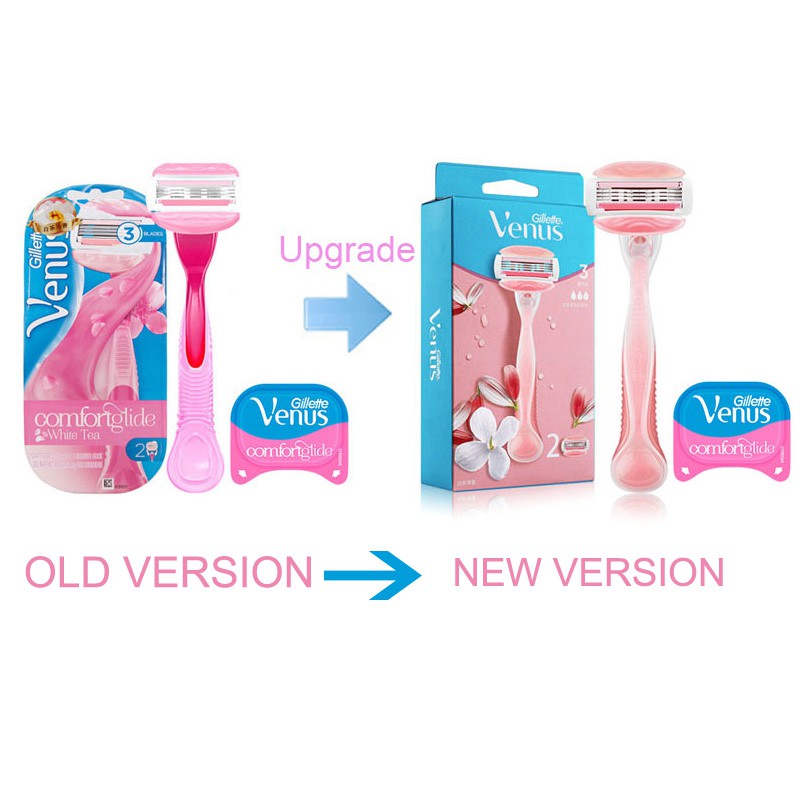 Gillette Venus Shaver Epilator Cukur Silet Gagang Trimmer Spa Breeze Pink Lady Untuk Anak Perempuan Set Cukur Rambut Wajah/Tubuh