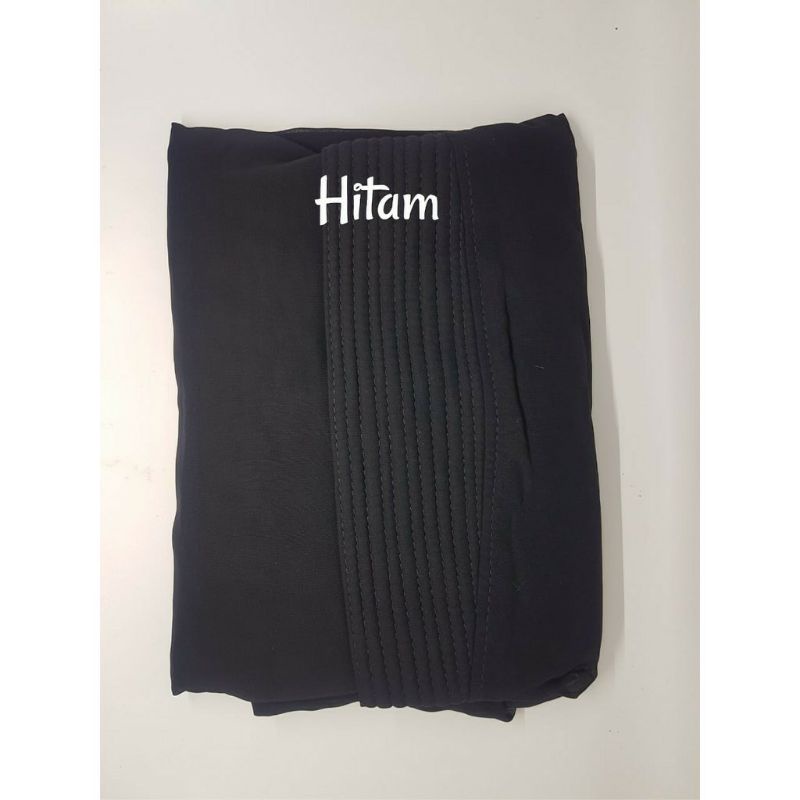 PROMO 12.12 sale HIJAB KHIMAR JUMBO 2 LAYER HIJAB/ KHIMAR RAIZA /FASHION MUSLIM TERBARU KERUDUNG /HIJAB INSTAN/HIJAB SYAR'I-Hitam