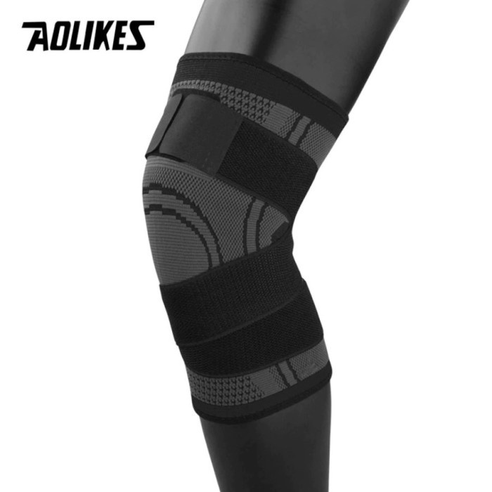 7720 AOLIKES KNEE SLEEVES WRAP SLEEVE PAD DEKER LUTUT KAKI PROTECTOR