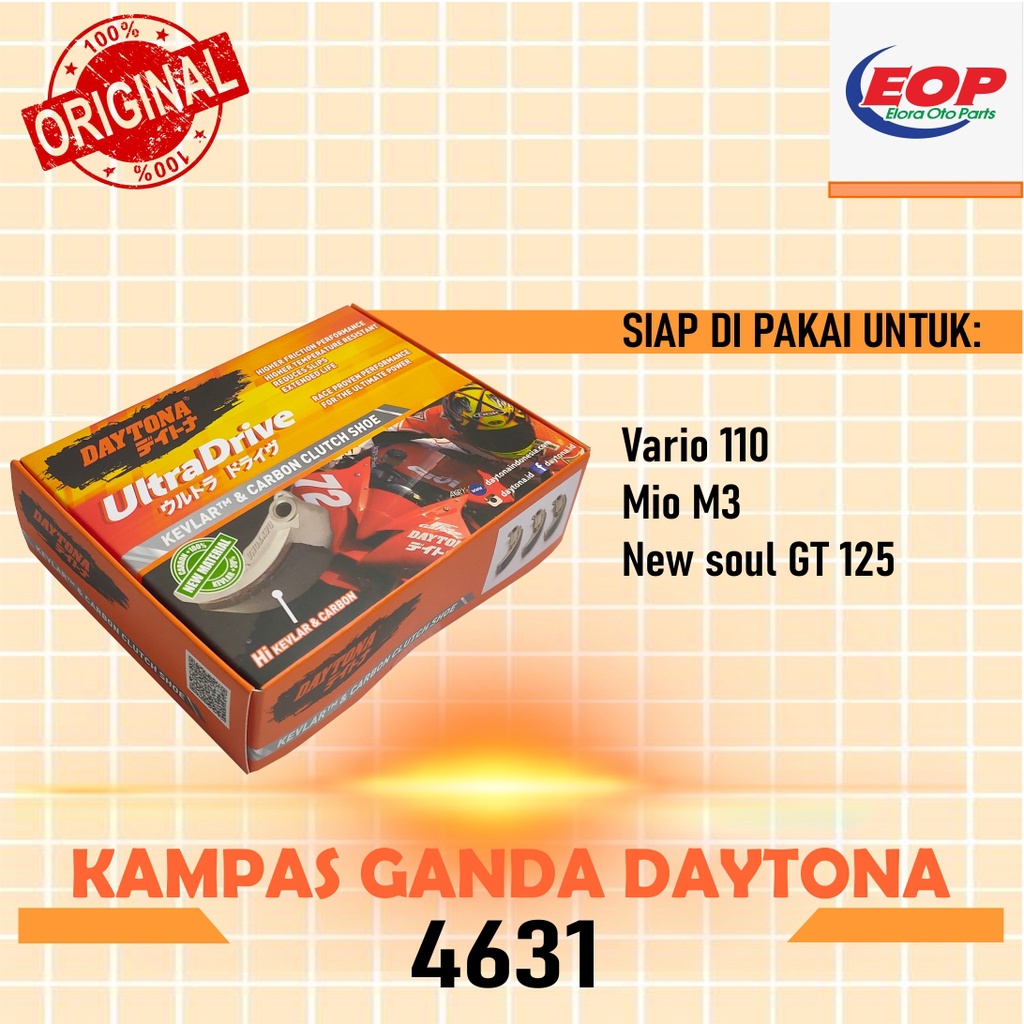 kampas ganda mio m3 soul gt 125 vario 110 daytona racing 4631