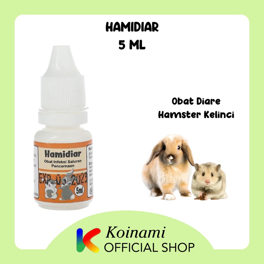 Hamidiar 5 ml / Obat Diare Hamster / Obat Diare Kelinci / Obat Mencret Kelinci Hamster / BTM