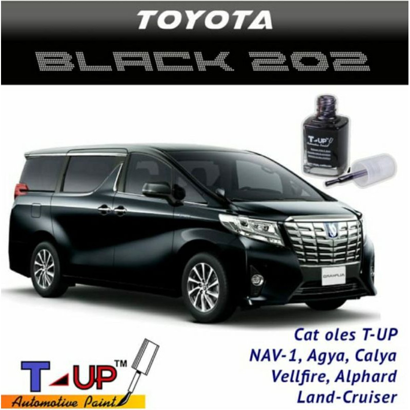 T-UP CAT OLES TOYOTA BLACK SOLID 202 CONTOH CAT BACK SOLID TOYOTA CAT HITAM TOYOTA AGYA CALYA  NAV1