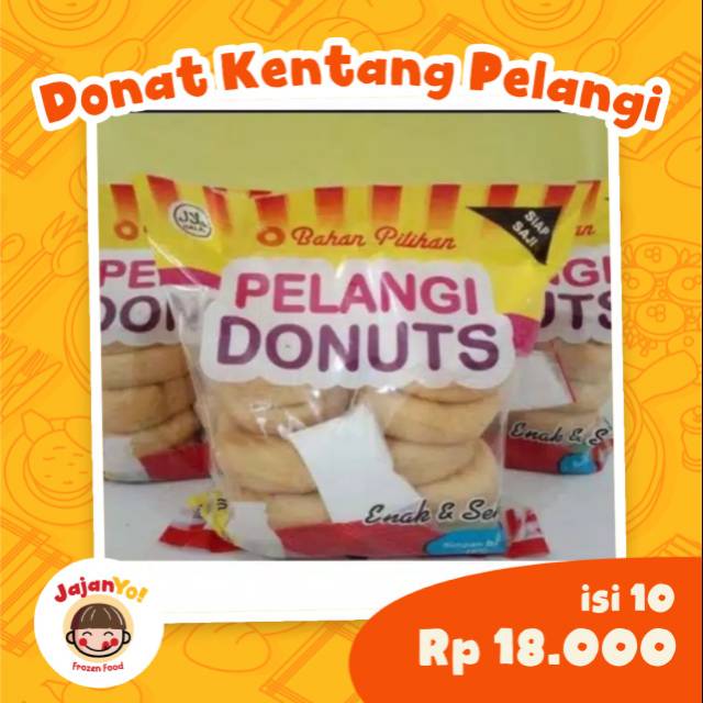 

Donat Kentang Pelangi