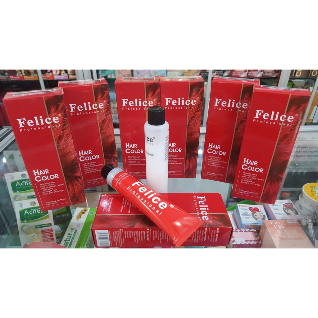 Felice Professional Hair Color 60 ml Semir Rambut Original (Part 2) (lihat juga Part 1)