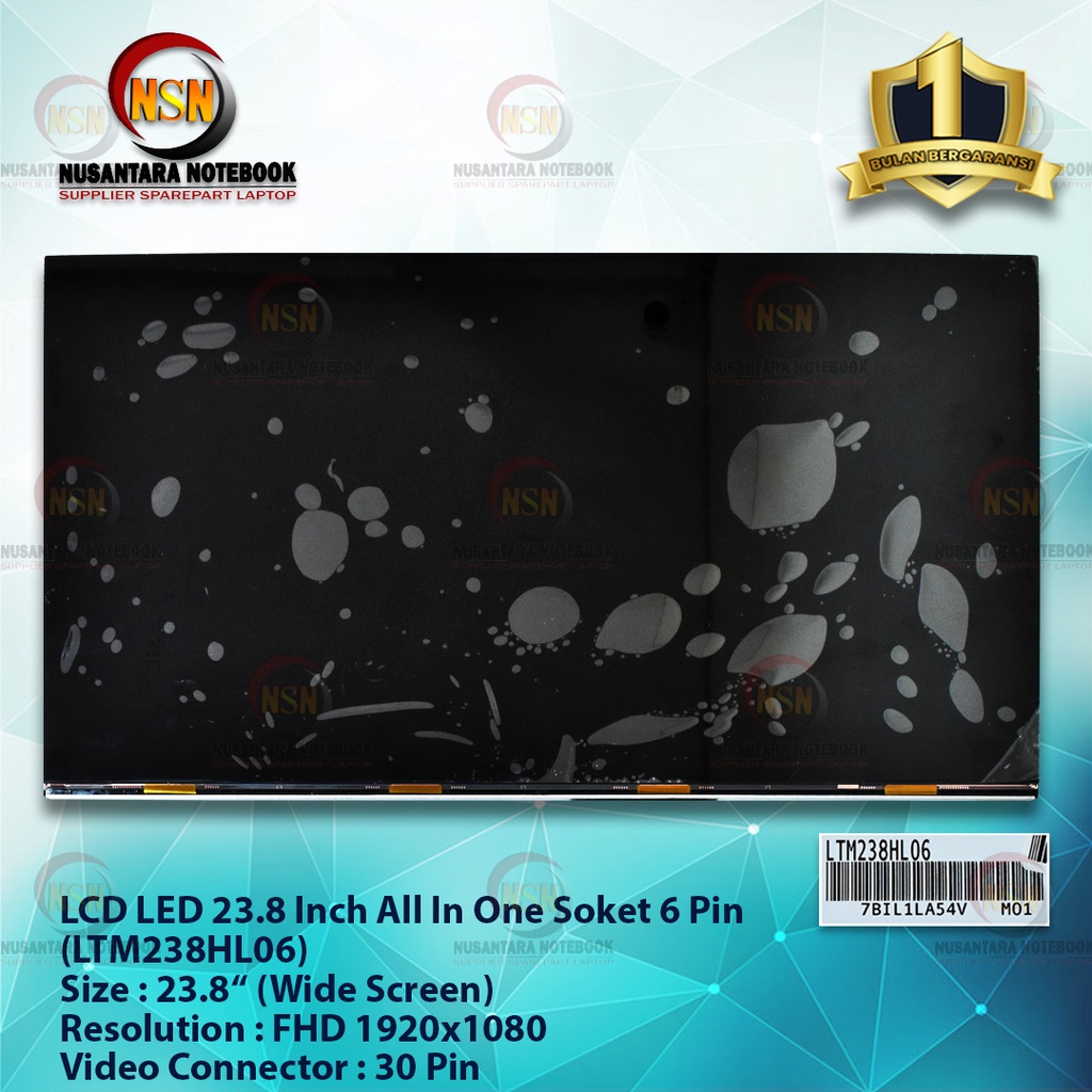 LED 23.8 INCH All In One LTM238HL06 Soket 6pin