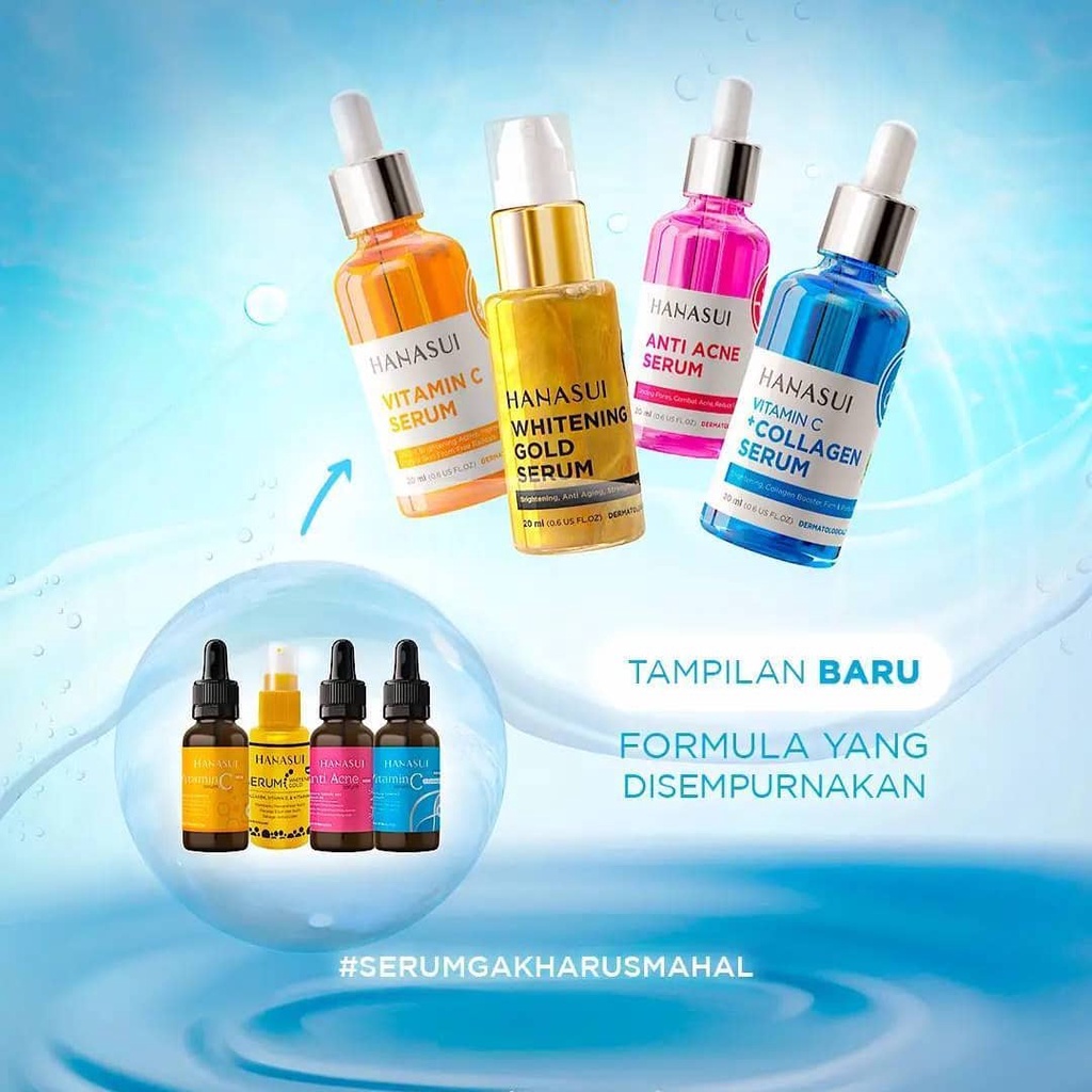 HANASUI SERUM WAJAH VITAMIN C + COLLAGEN PERAWATAN WAJAH SERUM HANASUI SERUM MUKA PERAWATAN ORIGINAL