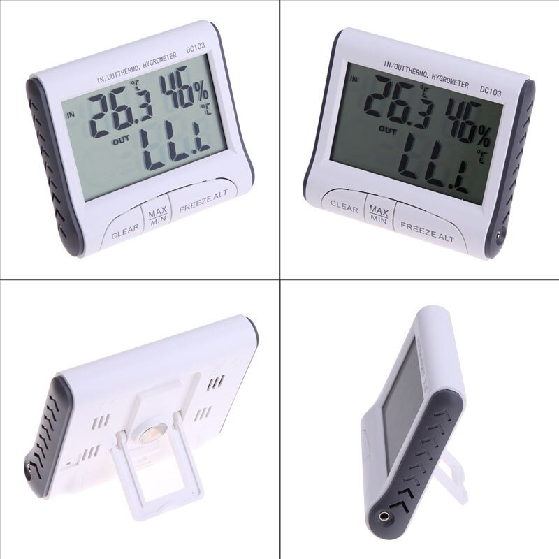 Thermometer Hygrometer Suhu Dan Kelembaban In dan Out DC103