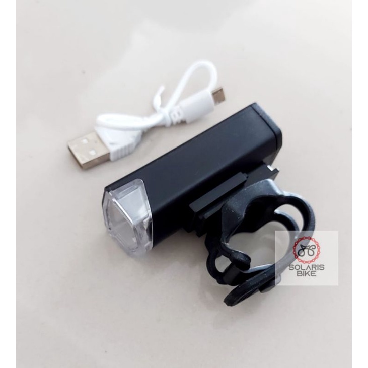 Lampu Depan LED USB Recharegable