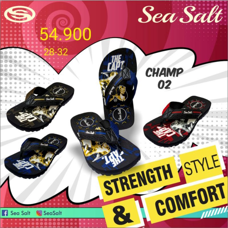 Sandal anak Sea Salt ukuran 28-37 ngabisin stock