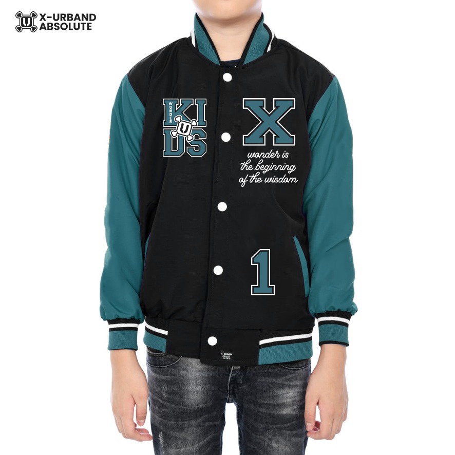 Jaket Varsity Anak Unisex Wonderkids K63