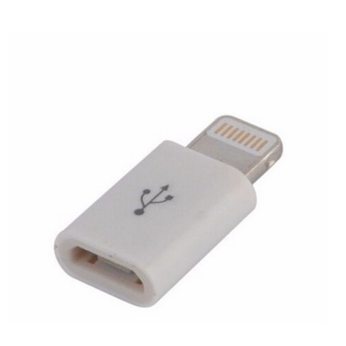 sambungan Konektor Micro USB to Lightning Iphone Adapter Converter