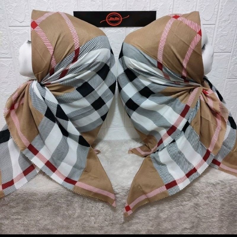 Hijab Ns motif denay voal Uk.115*115cm