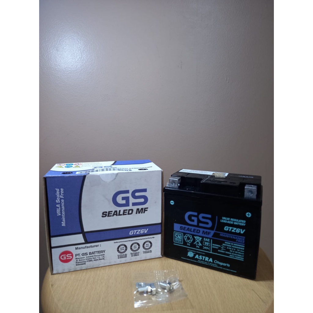 Aki GS Accu gs astra GTZ6v original vario gtz6-v gtz7v