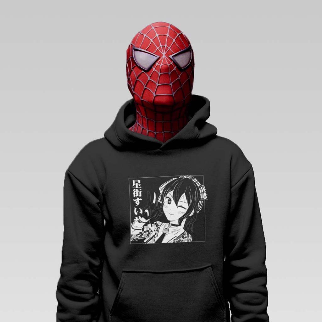 Jaket Hoodie Jumper Vector Hololive HOSHIMACHI SUISEI