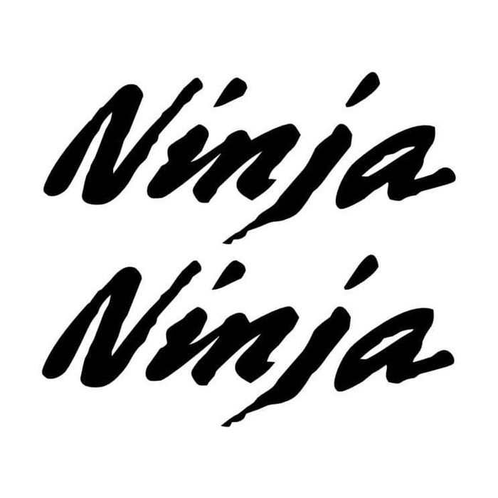 

stiker ninjacutting sticker ninjasticker ninja 2 pist uk 33x17cm Elegan