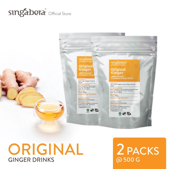 

Singabera Original Ginger Premix (Jahe) - 2 pouch @ 500g (BERKUALITAS)