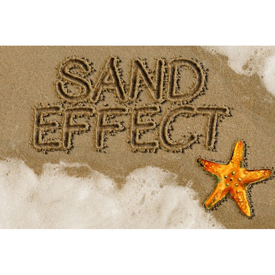 Sand Writing Photoshop Action