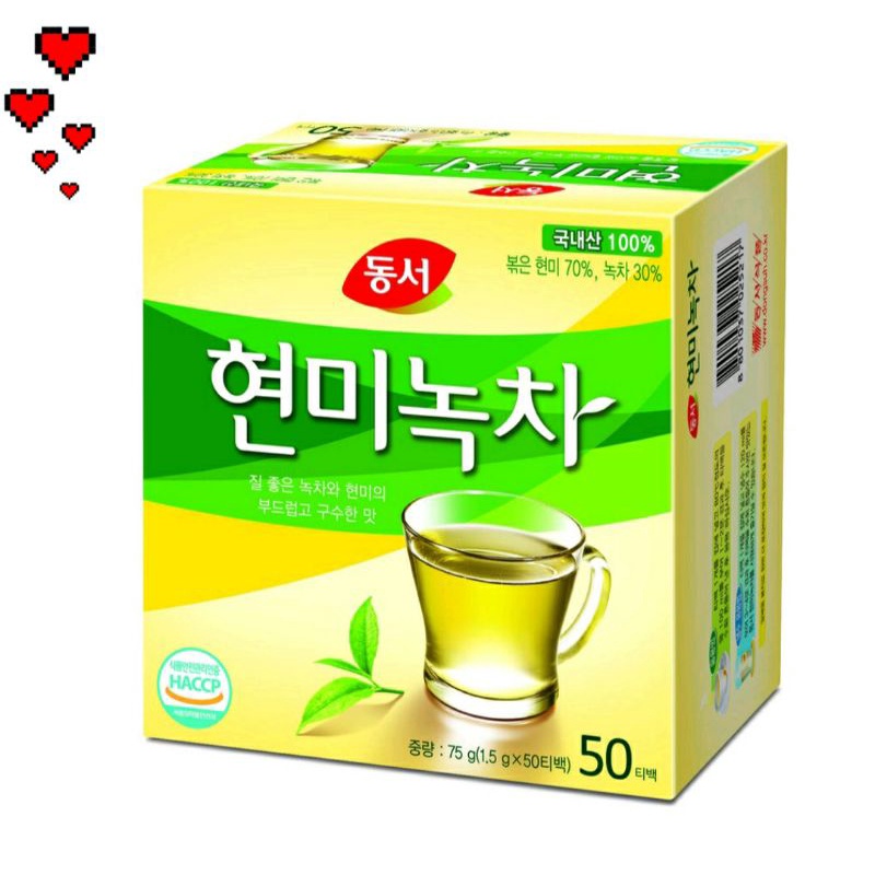 

Dongsuh green tea /teh hijau 50 tea bags