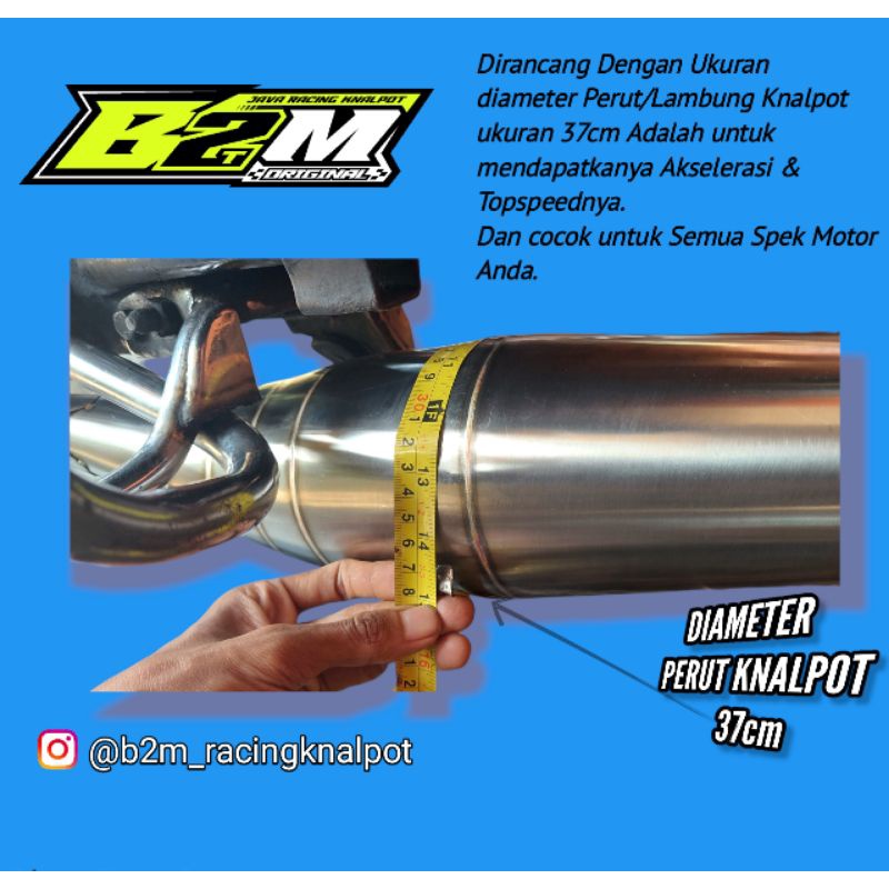 knalpot rx king knalpot pdk rx king Racing full stainles B2TM Racing knalpot-3