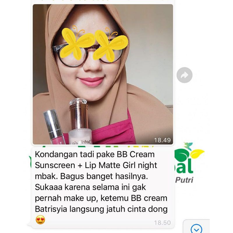 BBCREAM+SUNSCREEN BATRISYIA/ FOUNDATION GLOWING/ BB CREAM GLOWING TERBAIK TERBAGUS/CC CREAM GLOWING