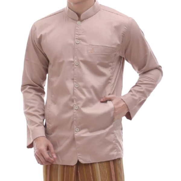 Baju Koko SemiJass Terompah Koko Haibah Model Ammu koko Habaib Lengan Panjang Toyobo