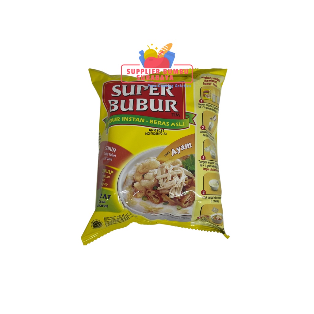 Super Bubur Ayam Abon Sapi Kuah Soto Kari 45g