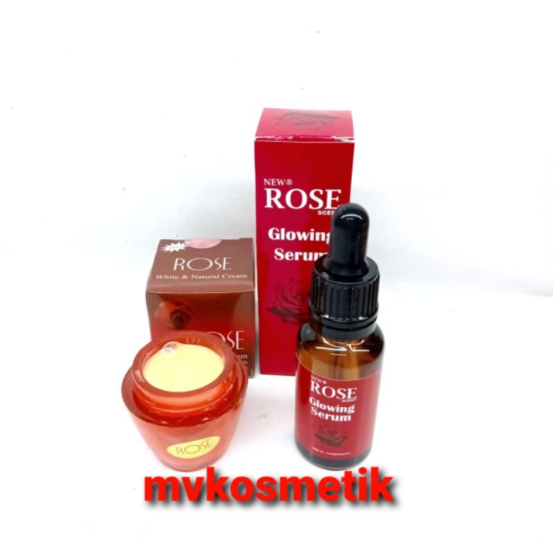 Cream Rose + Serum Rose || Paket Cream Rose