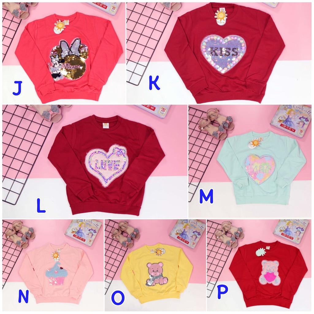 SWEATER ANAK PEREMPUAN LITTLE M 2-7th GRUP B