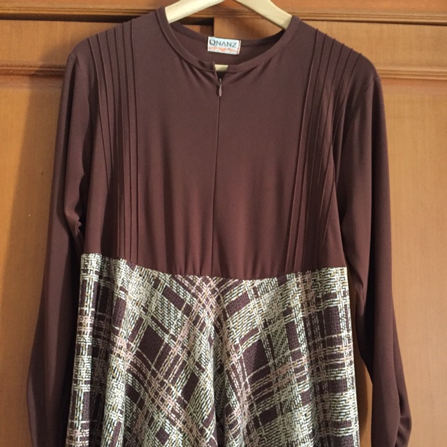 Qnanz dress tartan (Preloved)