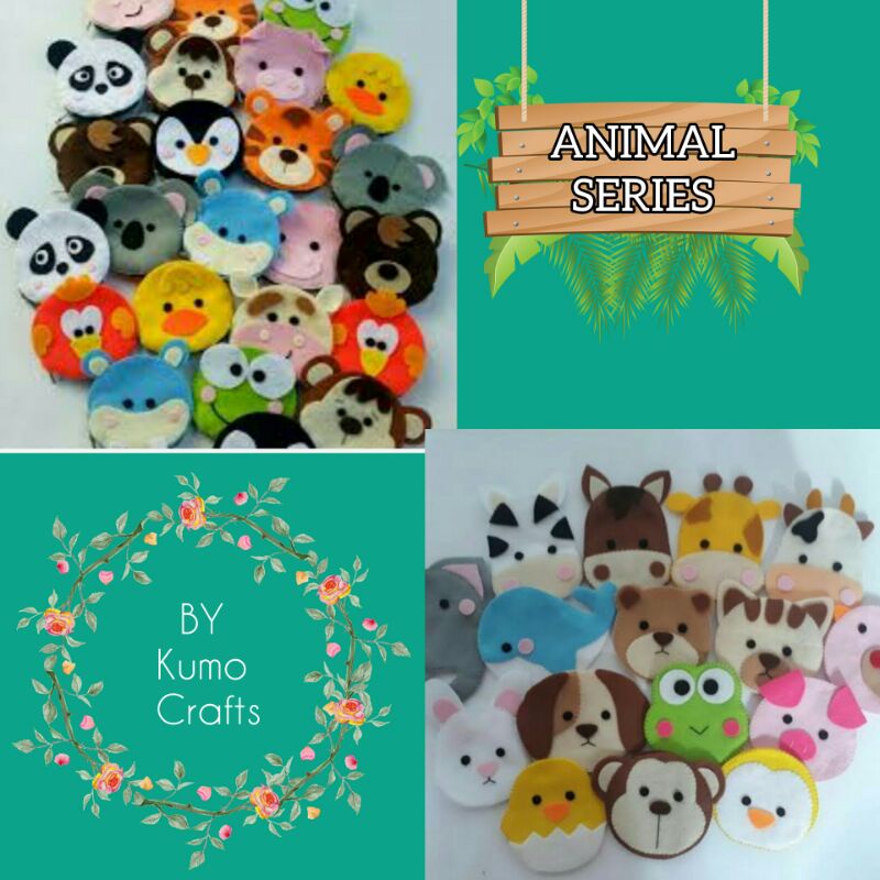 

Amplop lebaran / amplop karakter / amplop flanel motif animals isi 12'S