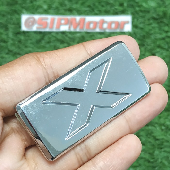 Emblem Logo Tulisan X Xenia Terios Sigra Ayla Belakang Sticker Mobil