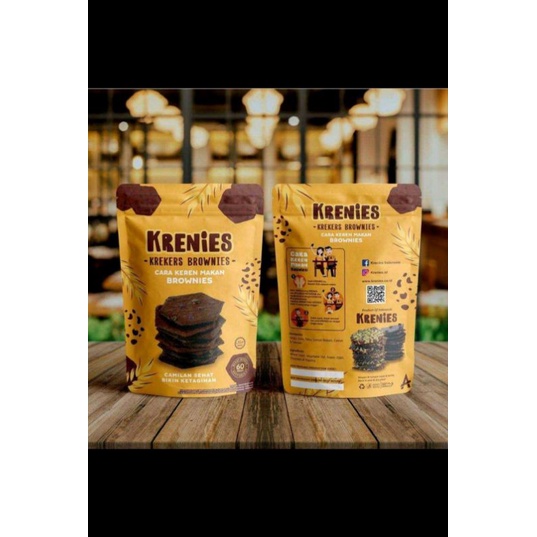 

Krenies Makanan Ringan Krekers Brownies CHOCO CHIPS