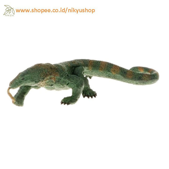 [Nikyushop] Mainan Edukasi Pajangan Hewan Binatang Animal Figurine Kadal Monitor Lizard Biawak