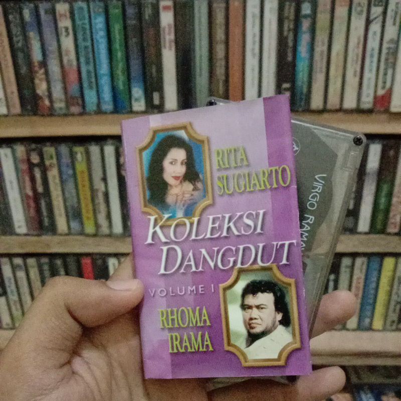 Kaset Pita Rhoma Irama & Rita Sugiarto - koleksi dangdut vol.1