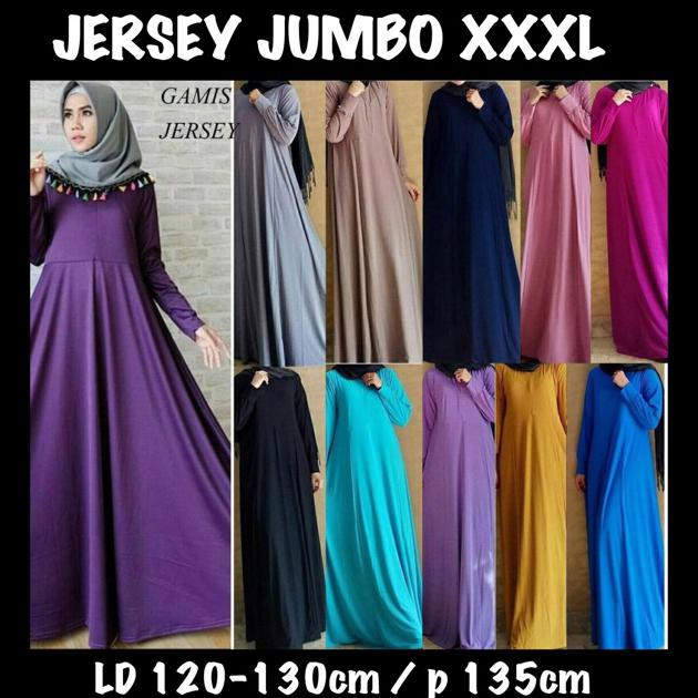 JUAL YUPEN - GAMIS JERSEY 5L SUPER JUMBO LD120 LD130 BUSUI FRIENDLY POLOS WARNA MURAH SUPPLIER