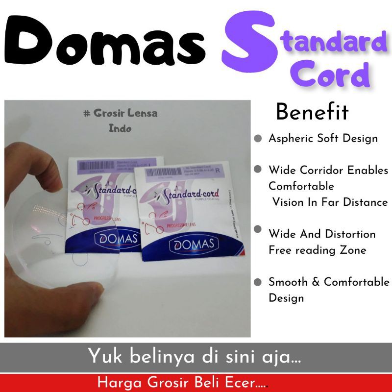 LENSA KACAMATA PROGRESIF STANDART CORD / PROVIEW by DOMAS