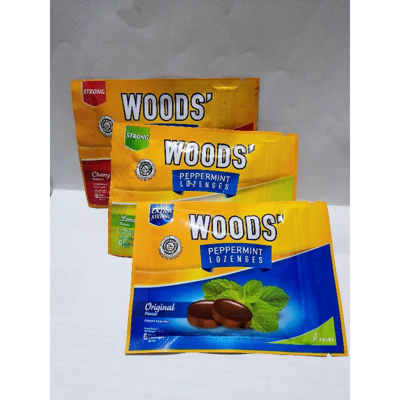 

WOODS' PERMEN Sachet isi 6
