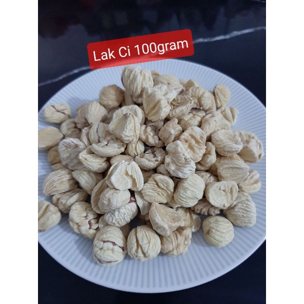 

Lak Ci 100gram / Lakci/ Kacang Lakci- Chestnuts kacang Kering 100gram