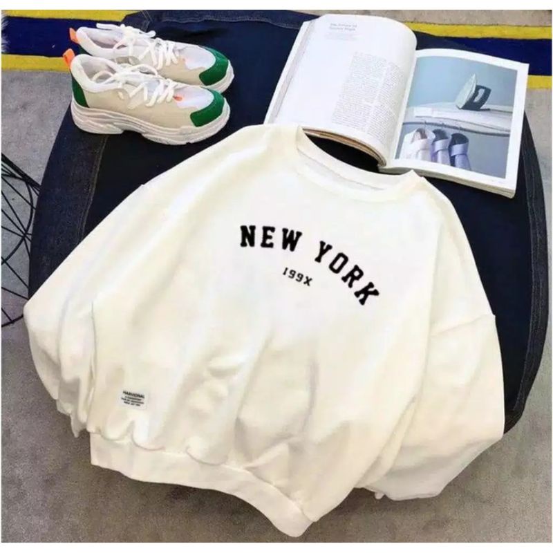 New York 199x Sweater Oblong Fleece