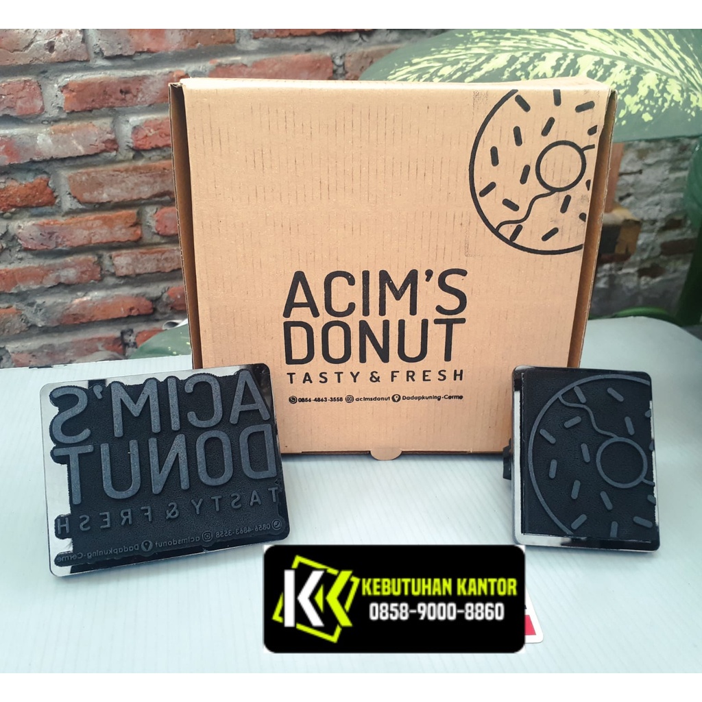 

Jual Stempel Sablon Kardus Coklat Stempel Kemasan Makanan Kue Donat